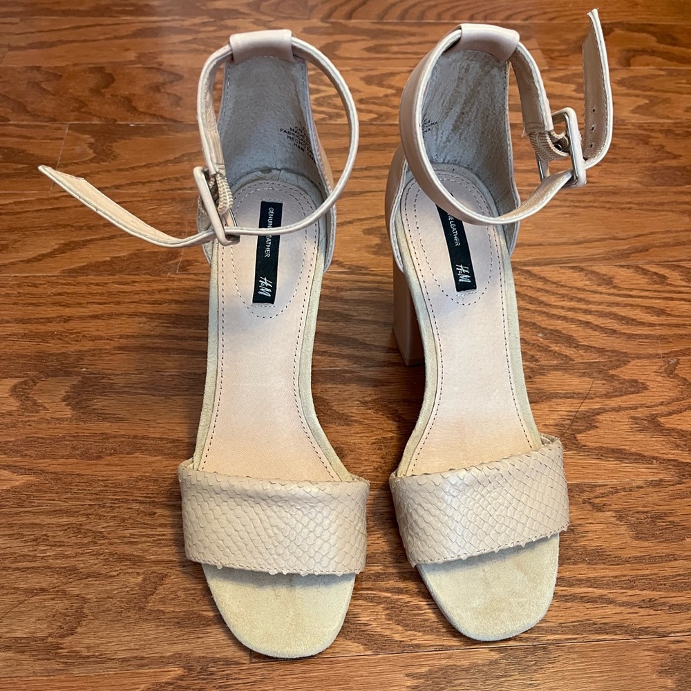 NWT H&M Leather Sandals
